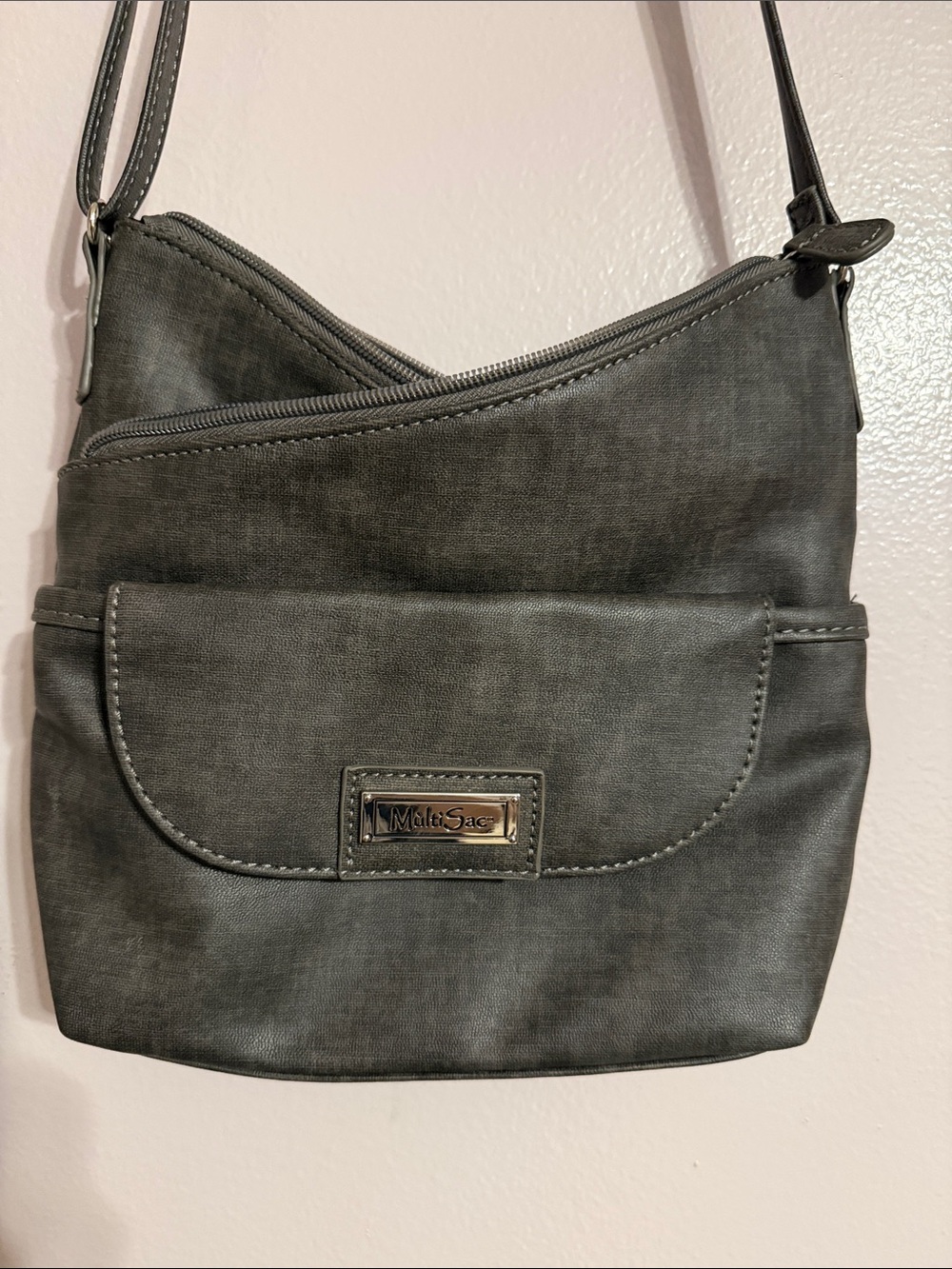 Multisac Women's Crossbody Bag in Dark Gray